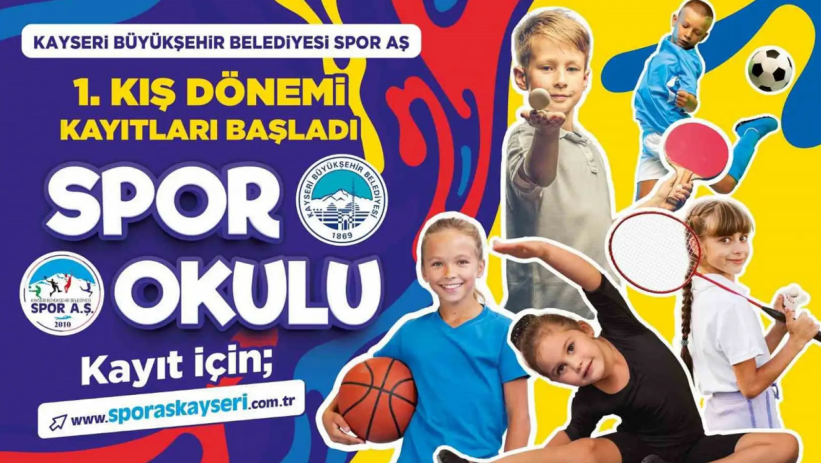 Büyükşehir Spor A.Ş. 1'inci Kış Dönemi Spor Okulları kayıtlarını başlattı