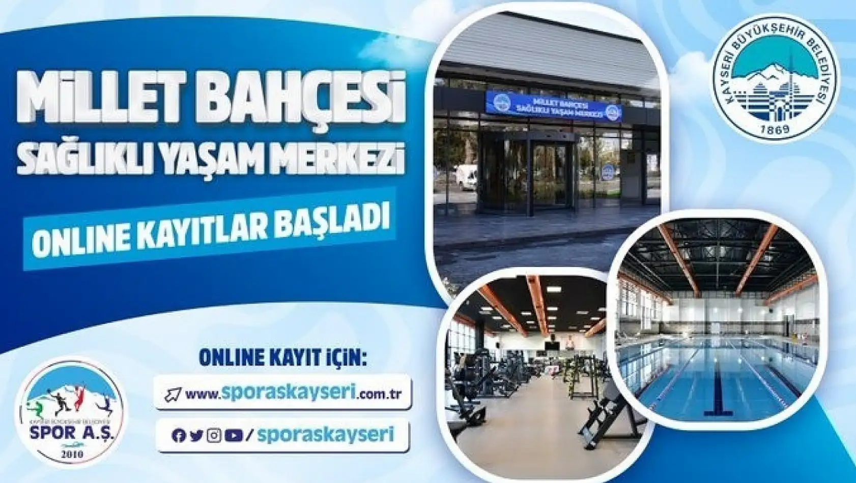 Büyükşehir Spor A.Ş. Sağlıklı Yaşam Merkezi'ne kayıtlar başladı