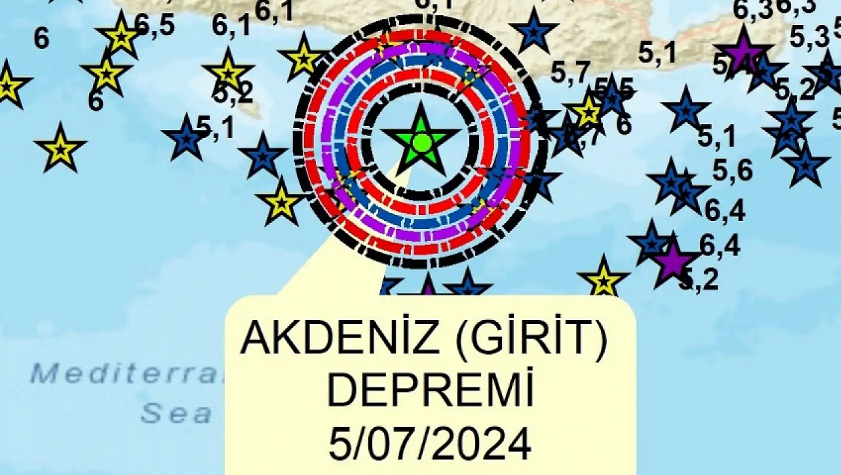 Deprem Uzmanı Evsen tarihsel tehlikeyi hatırlattı! Girit açıklarında peş peşe depremler