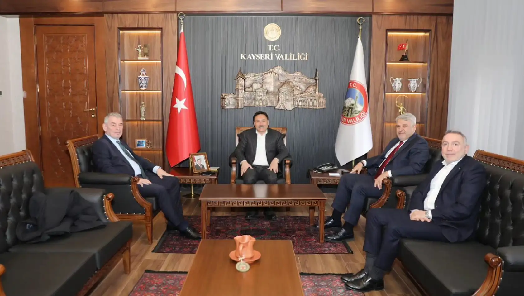 Erciyes Anadolu Holding'in patronu Kayseri'ye geldi