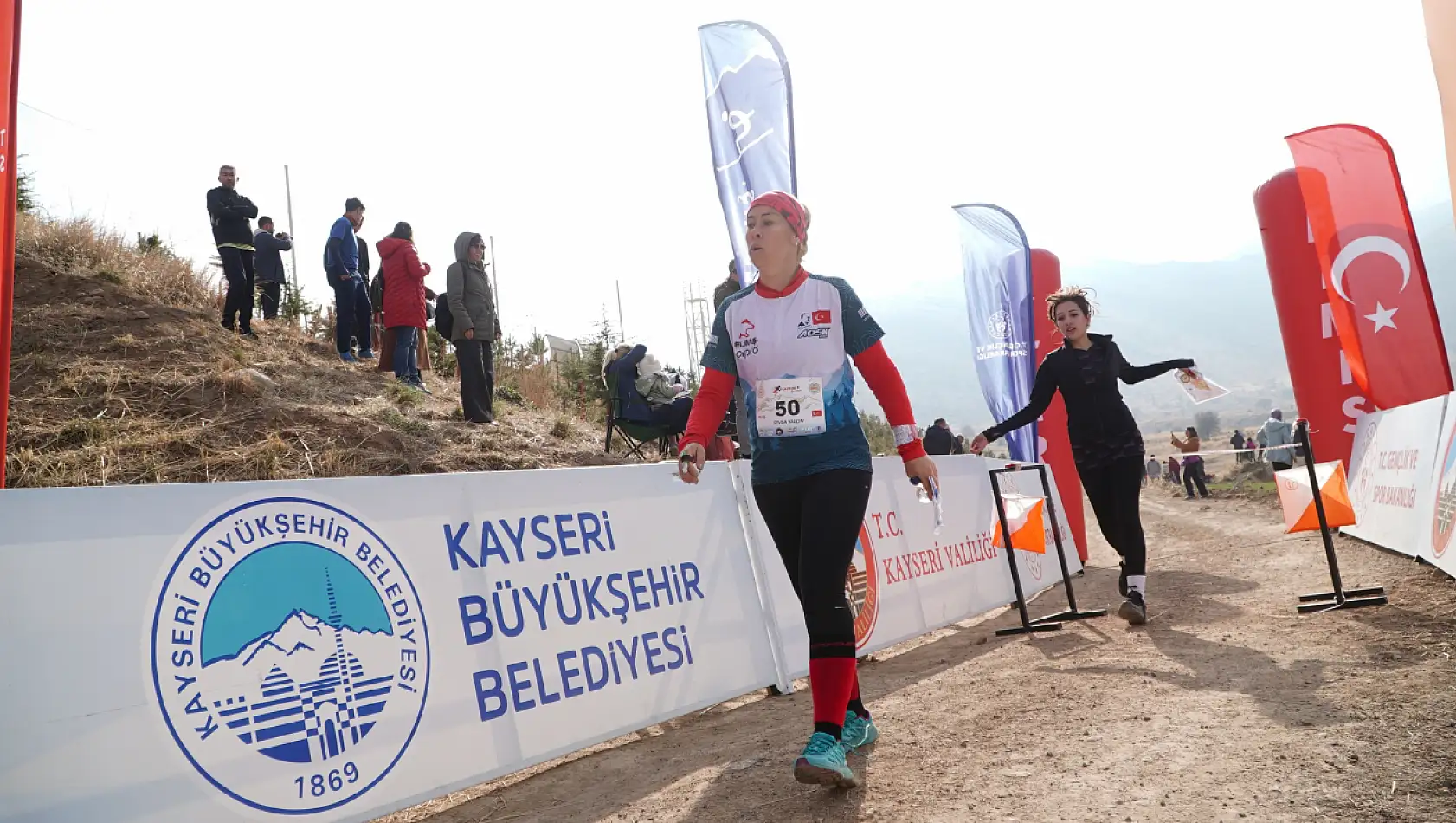 Erciyes'te oryantiring heyecanı