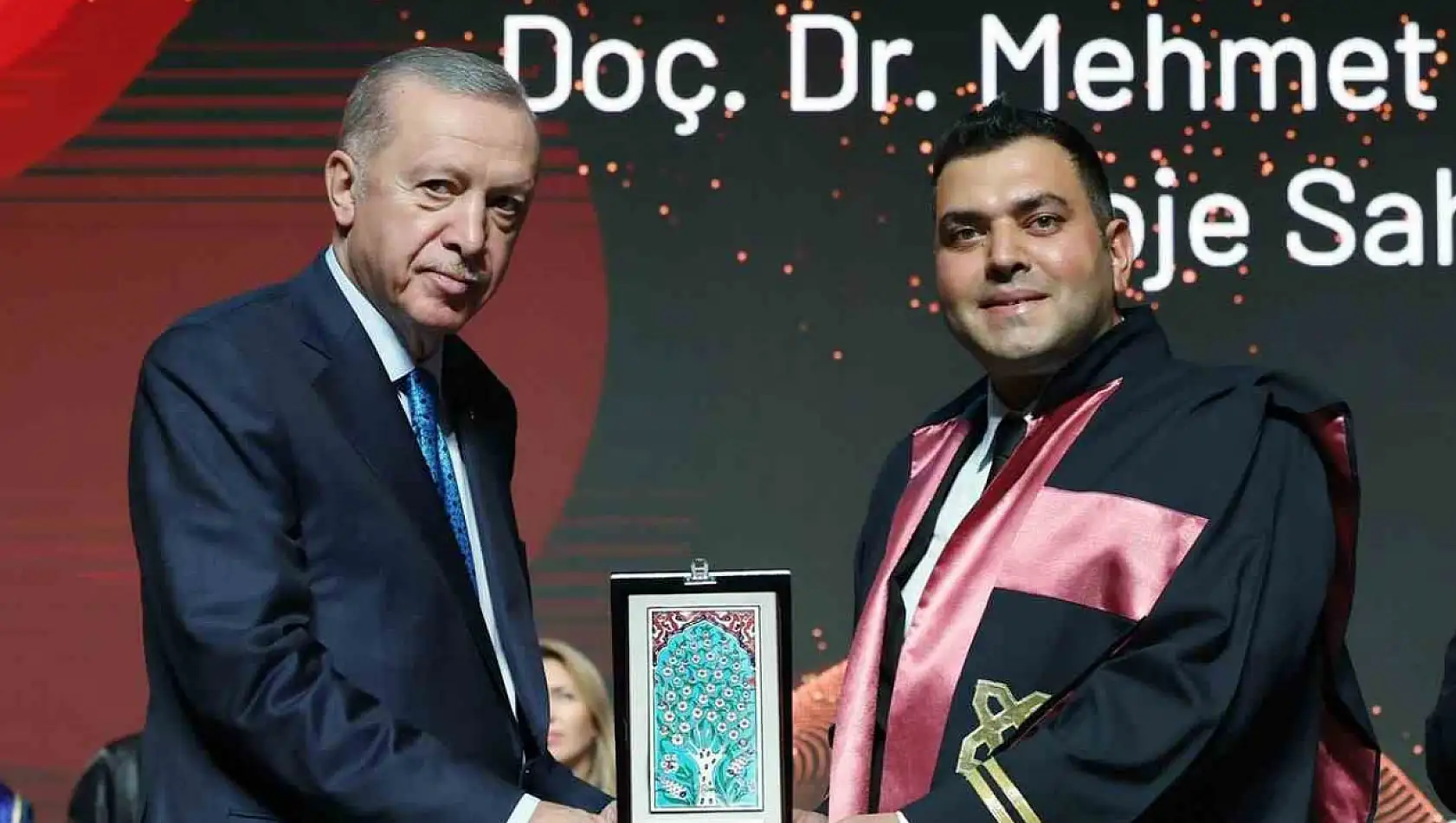 Cumhurbaşkanı Erdoğan'dan ERÜ akademisyenine ödül