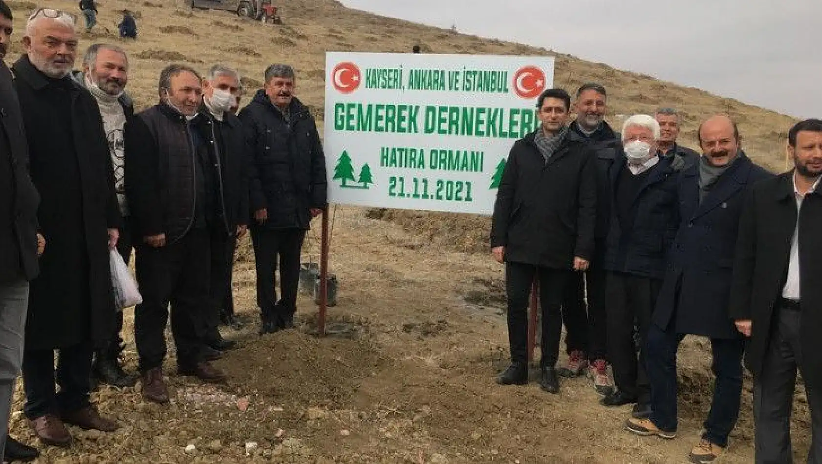 Gemerekliler'den doğaya 2 bin fidan