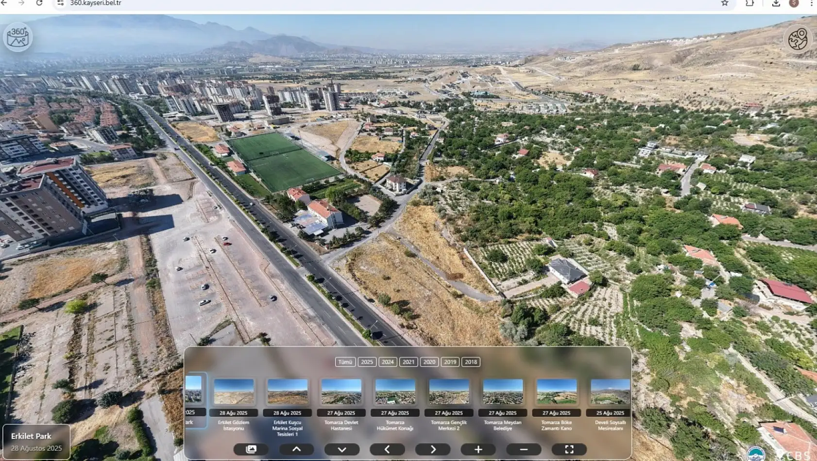 Kayseri 360 derece keşfedilecek!