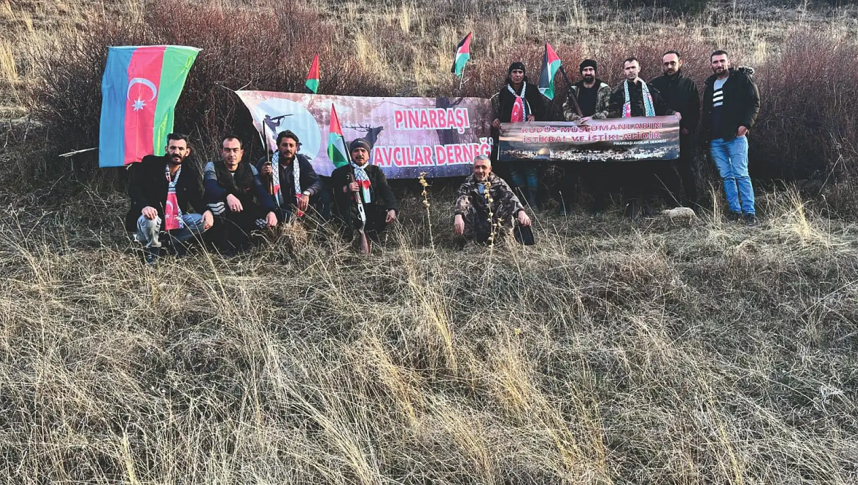 Kayseri'de Avcılardan dikkat çeken mesaj: Devletimiz izin versin yurt içi, yurt dışı ava çıkmaya hazırız!