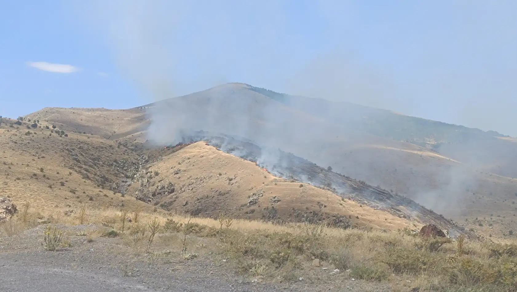 Kayseri'de korkutan görüntüler