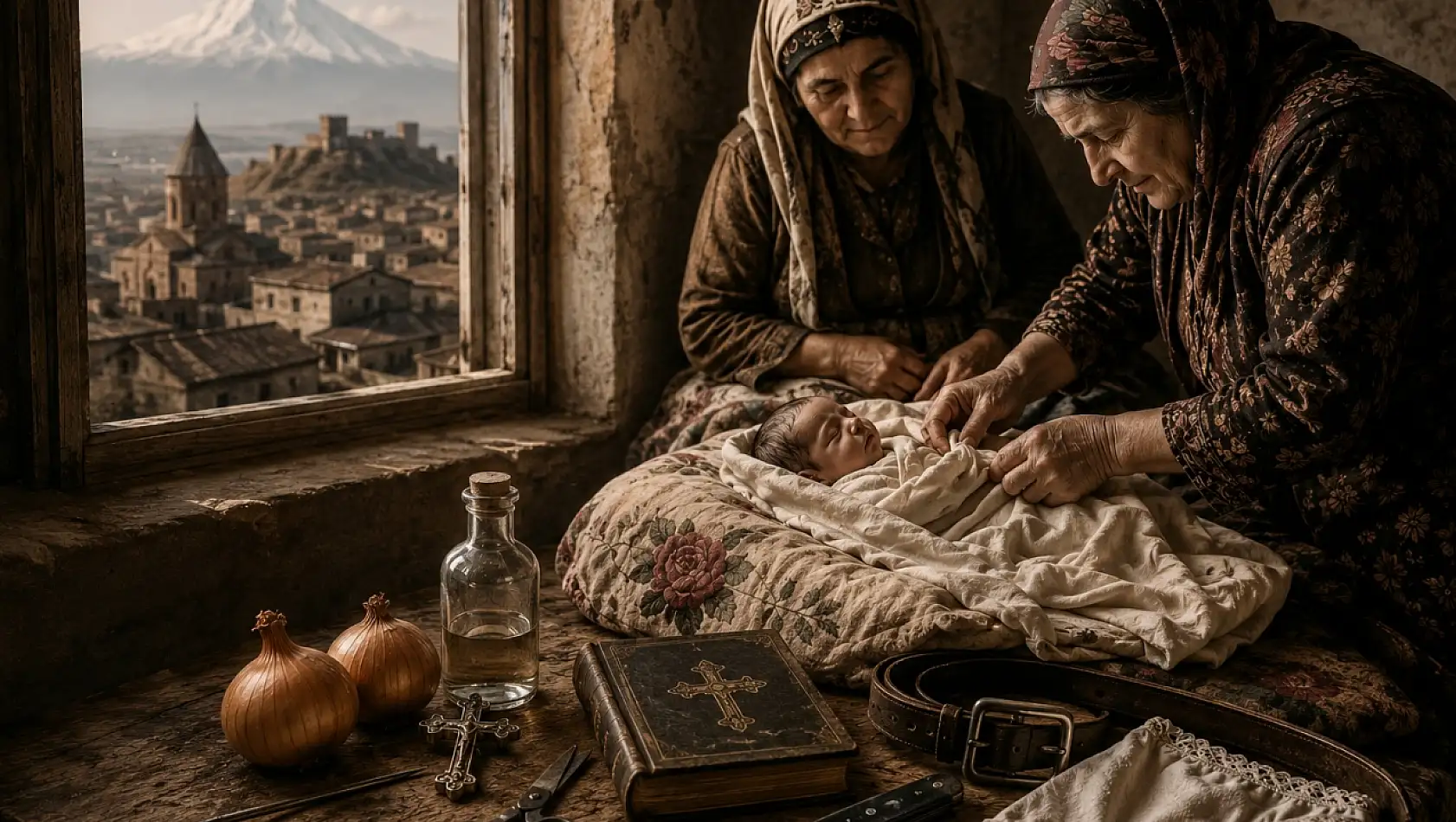 Kayseri'de lohusaları korumak için bakın ne yaparlardı