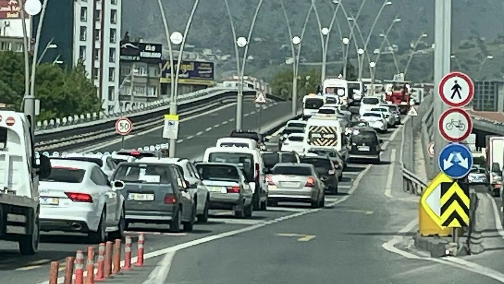 Kayseri'de trafik çilesi