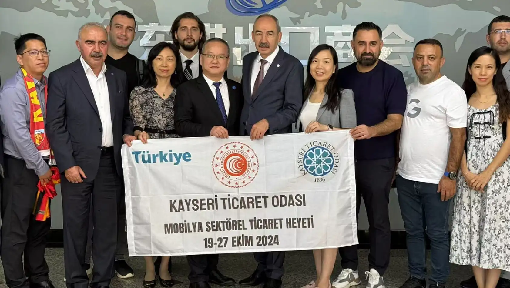 Kayseri mobilya sektöründen Çin'e 50 kişilik heyet!