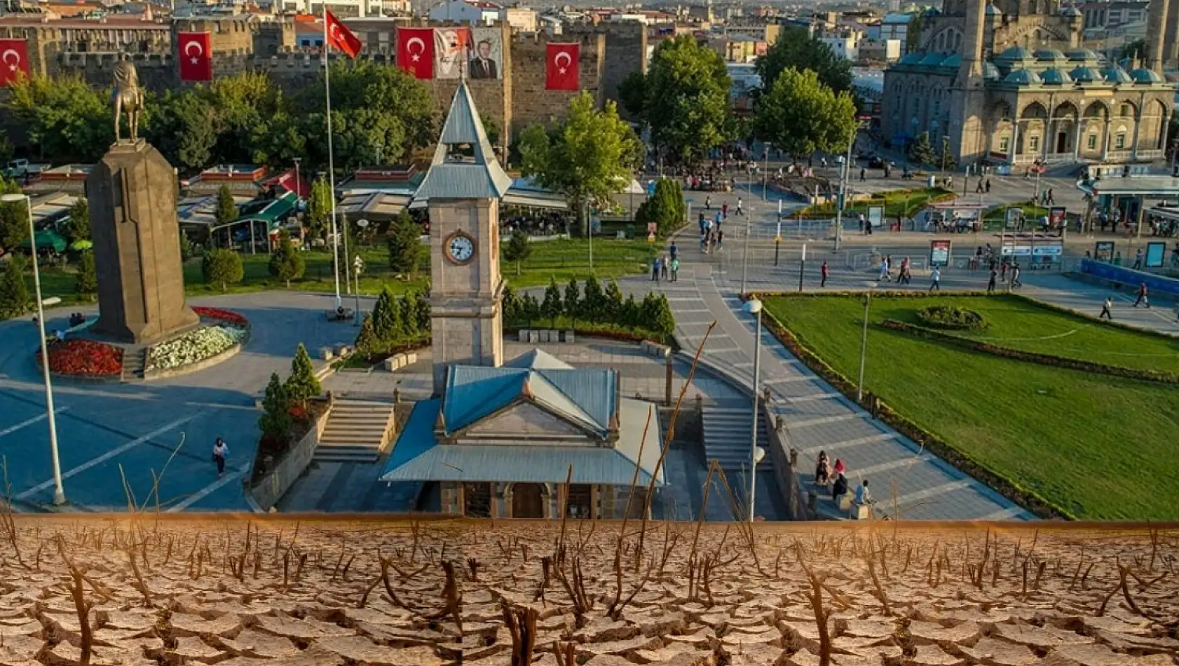 Kayseri'nin yüzde 30'u sulanamıyor!