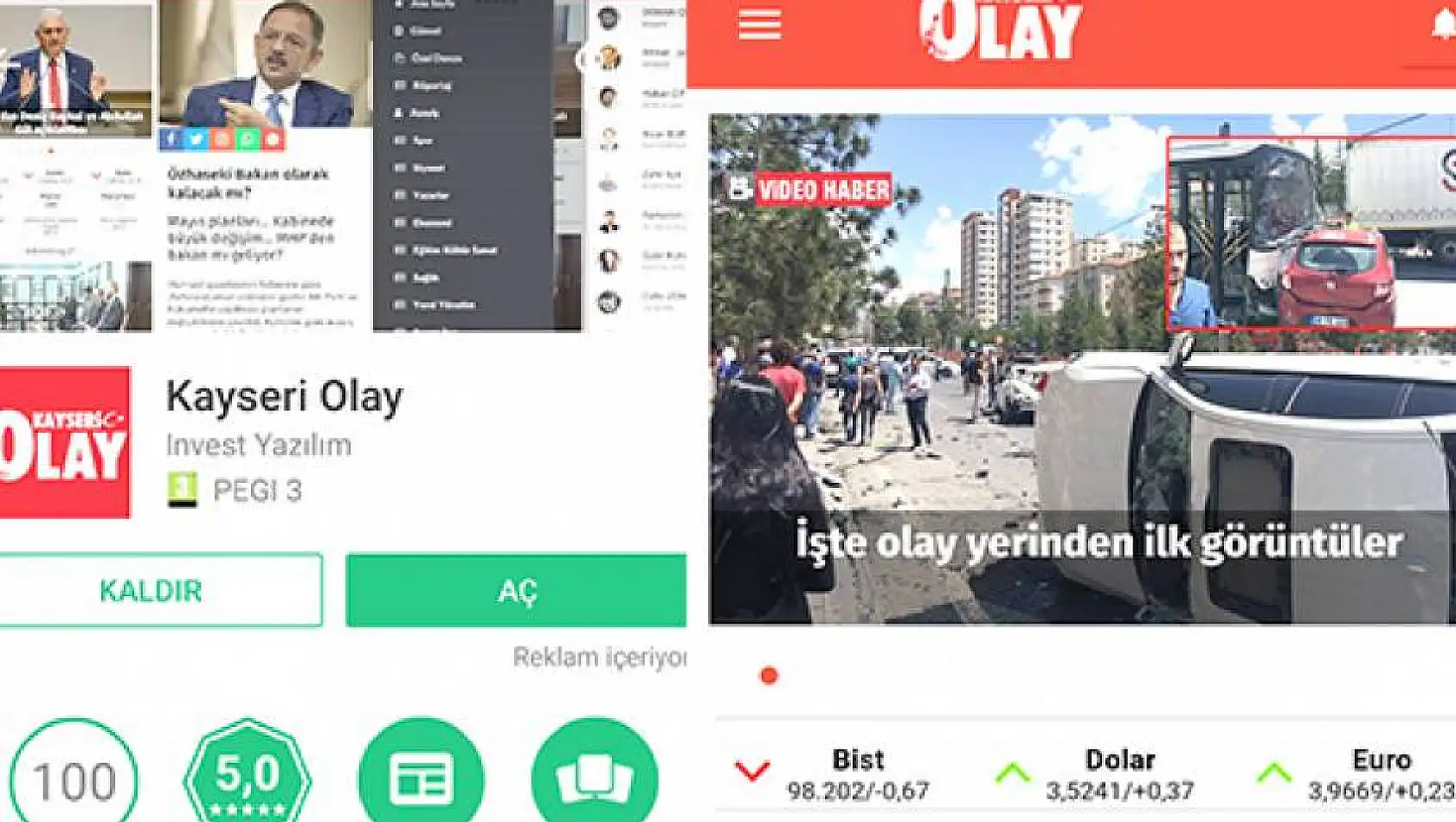 Kayseri Olay'dan teknolojik atak