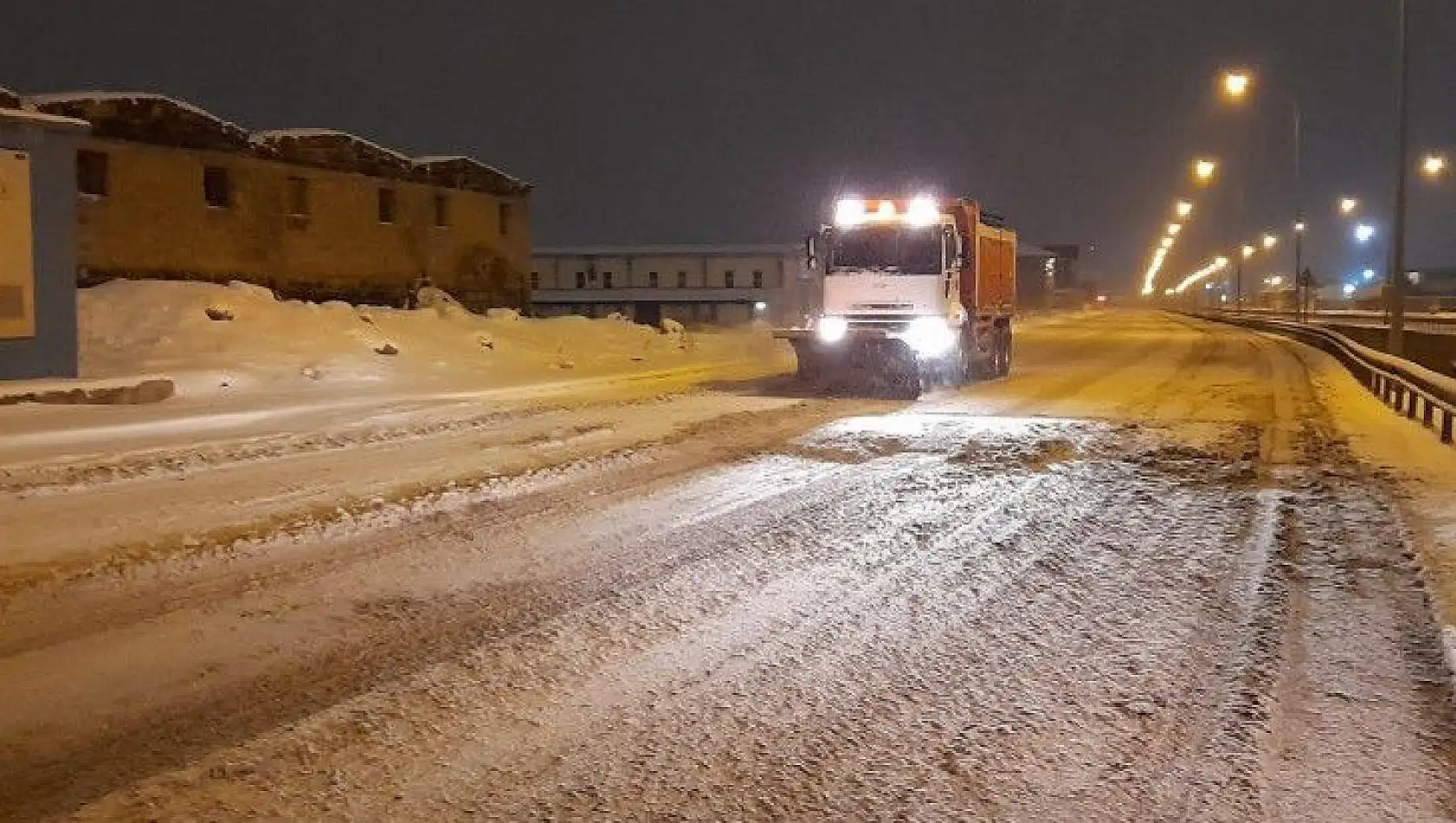 Kayseri OSB'de yollar açık