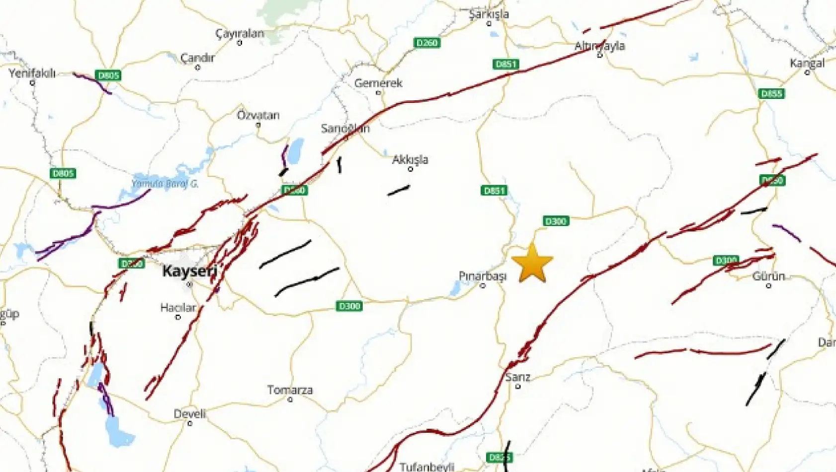 Kayseri Pınarbaşı'nda deprem hareketliliği sürüyor