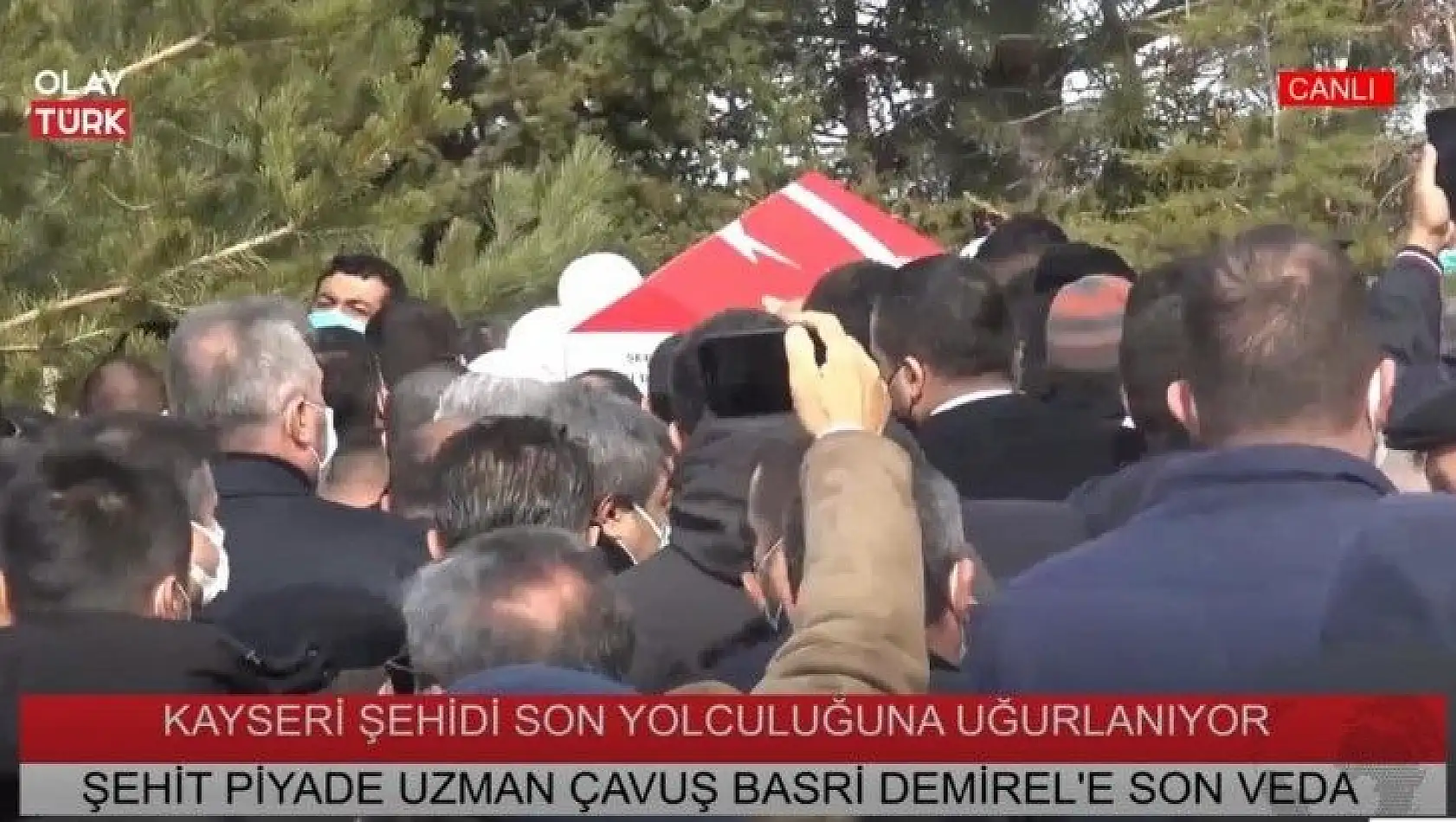 Kayseri şehidini uğurluyor...