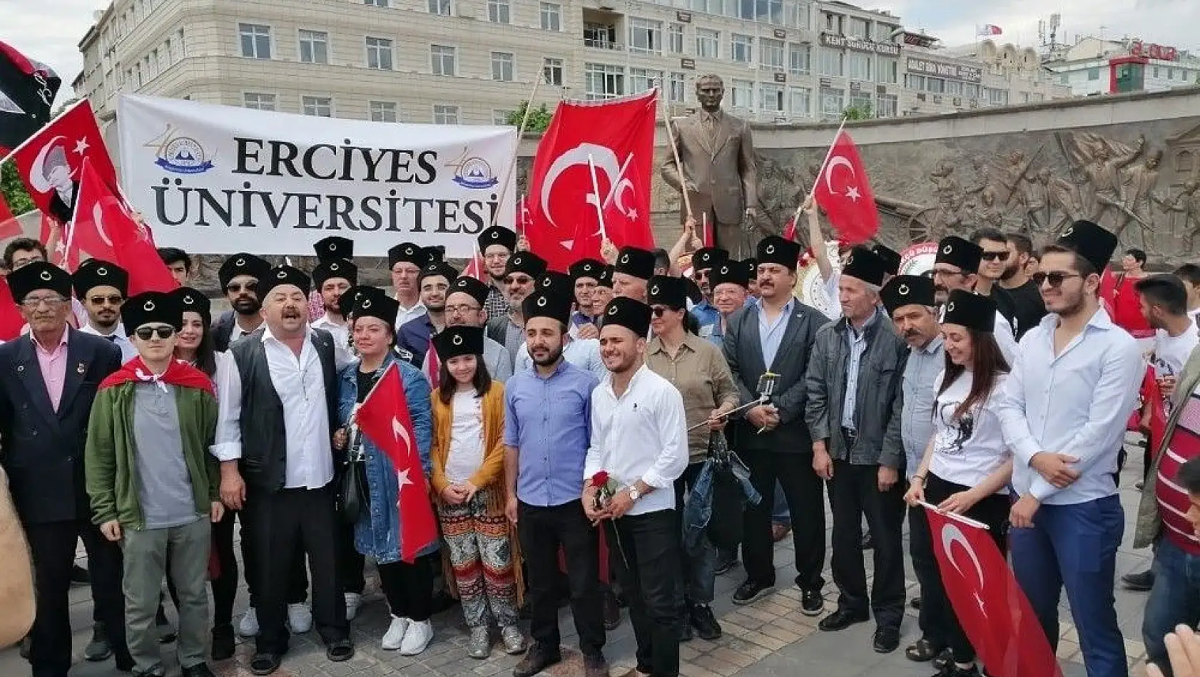 Kayserili Gençler İstiklal ruhunu yaşadı
