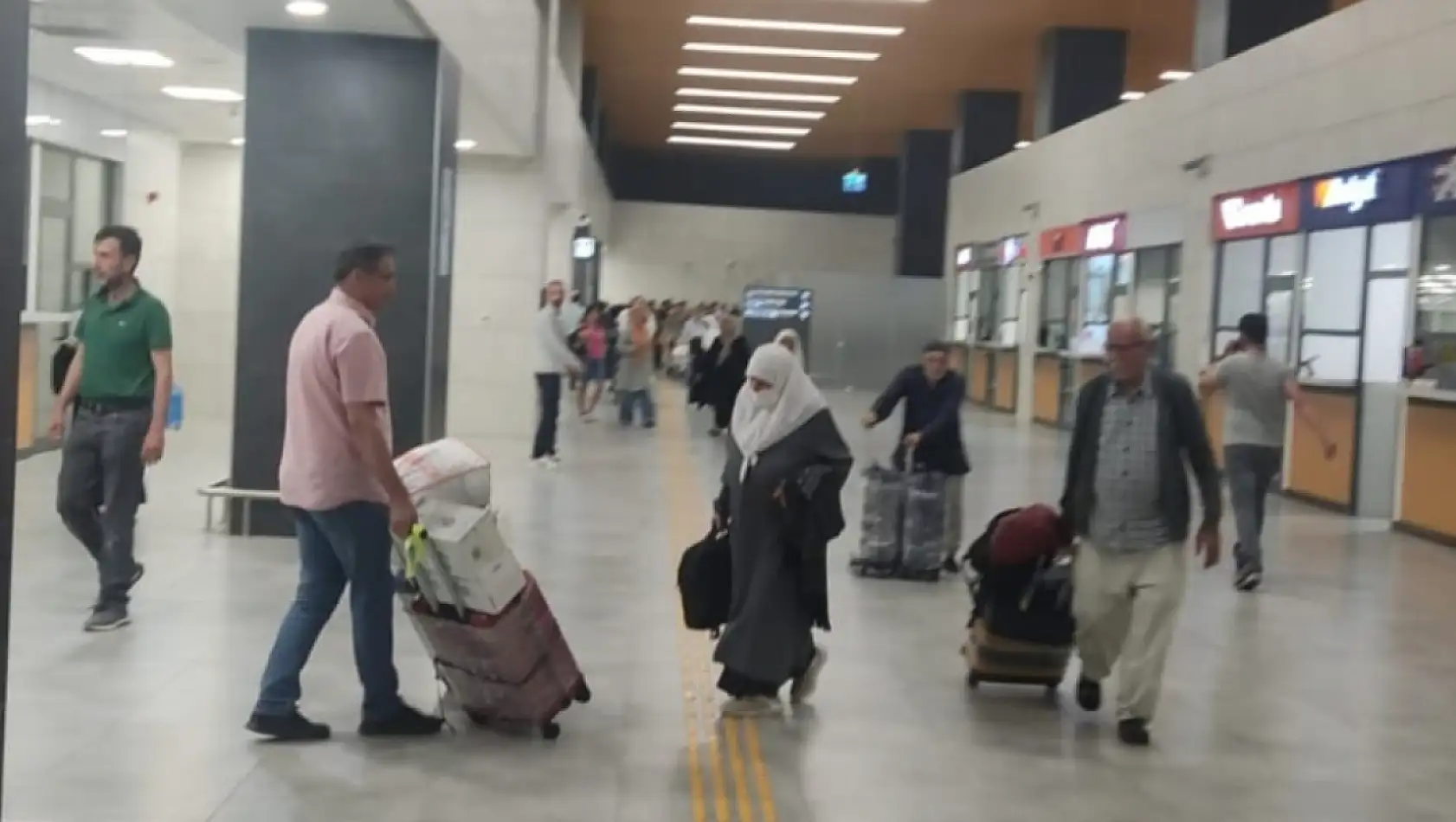 Kutsal topraklardan Kayseri'ye döndüler