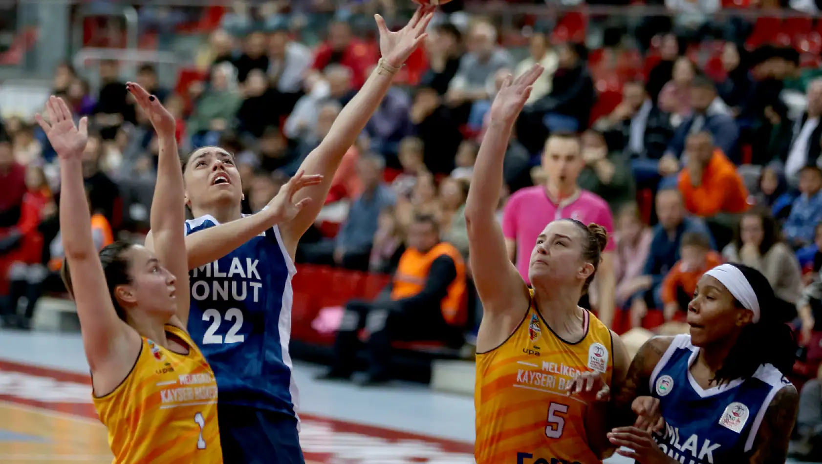 Melikgazi Kayseri Basketbol evinde mağlup oldu