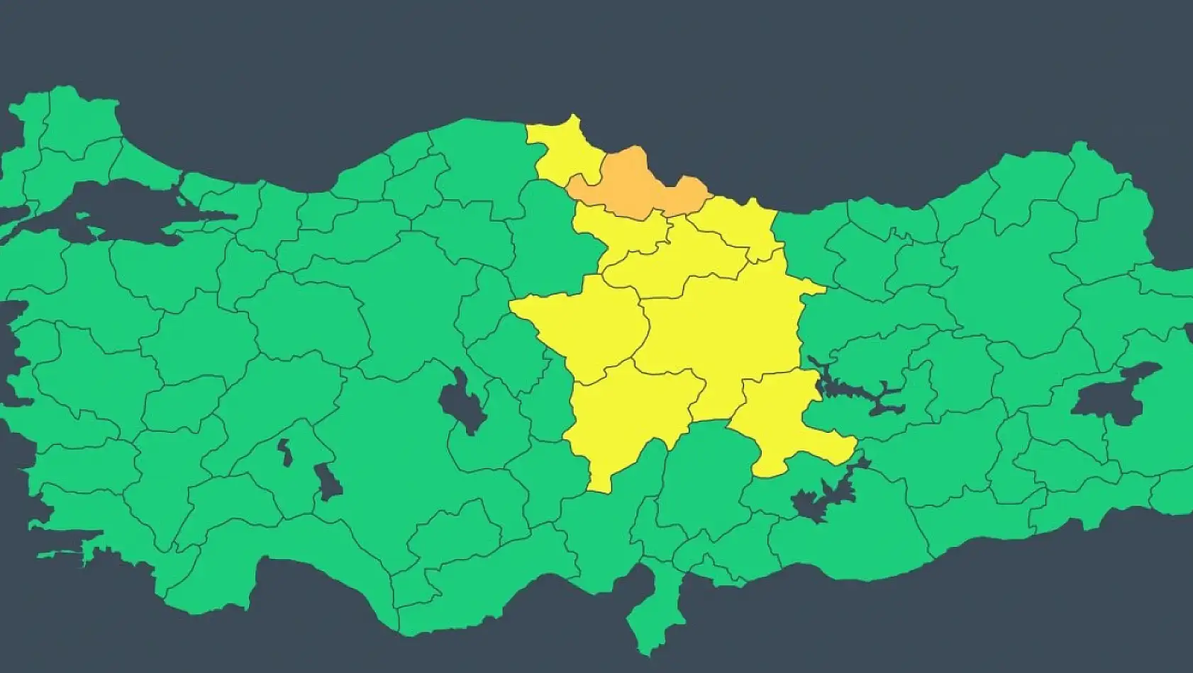 Meteoroloji Genel Müdürlüğü ve AFAD Kayseri'yi uyardı: Dikkatli olun