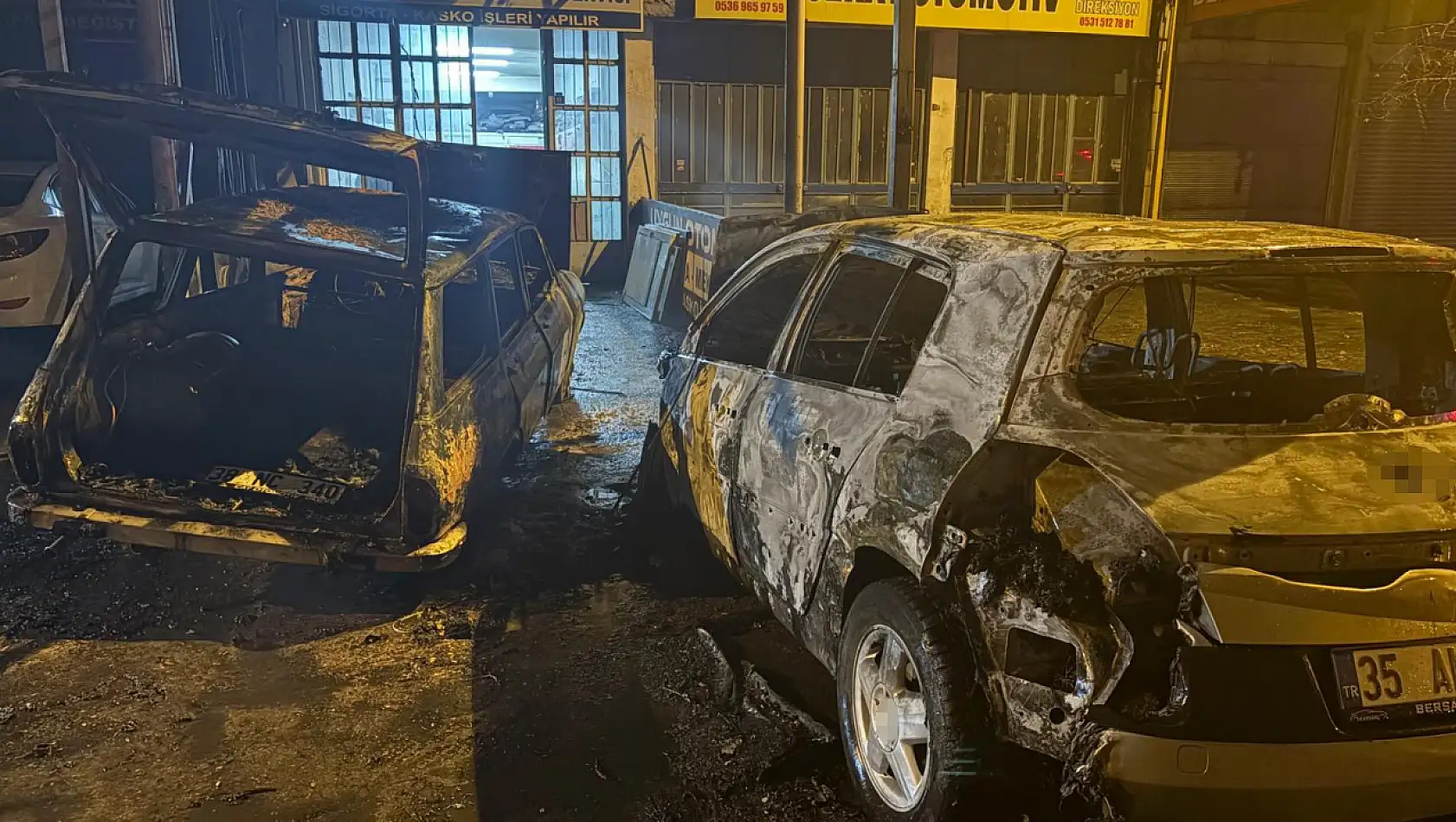 Sanayide yangın: Her şey kamerada!