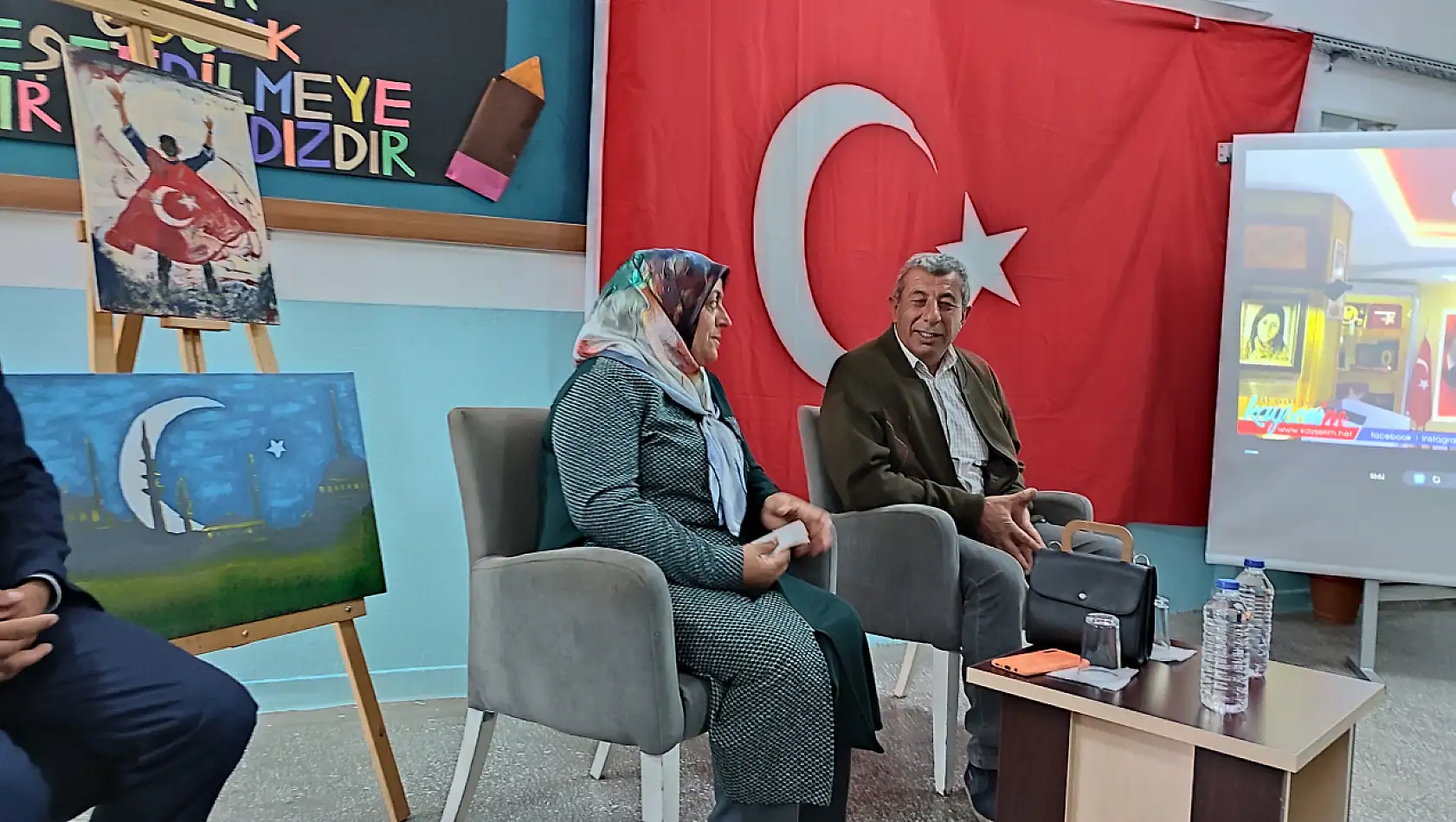 Şehit Cennet Yiğit'in anne ve babası öğrencilerle buluştu!