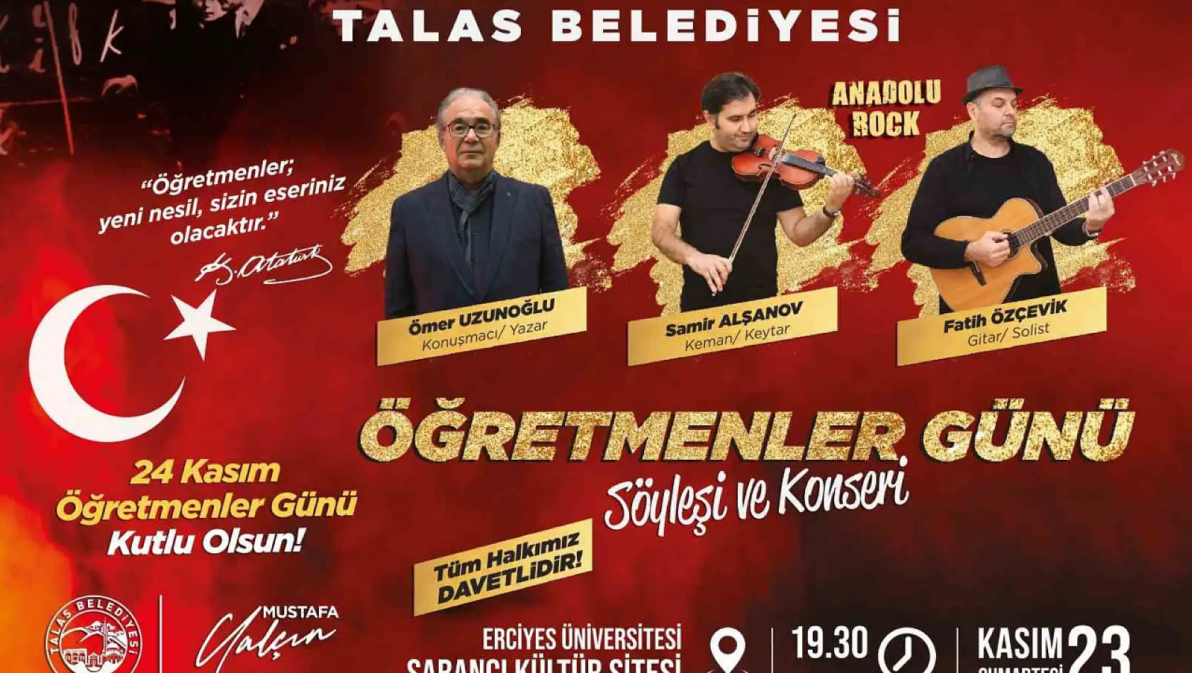 Öğretmenlere özel konser