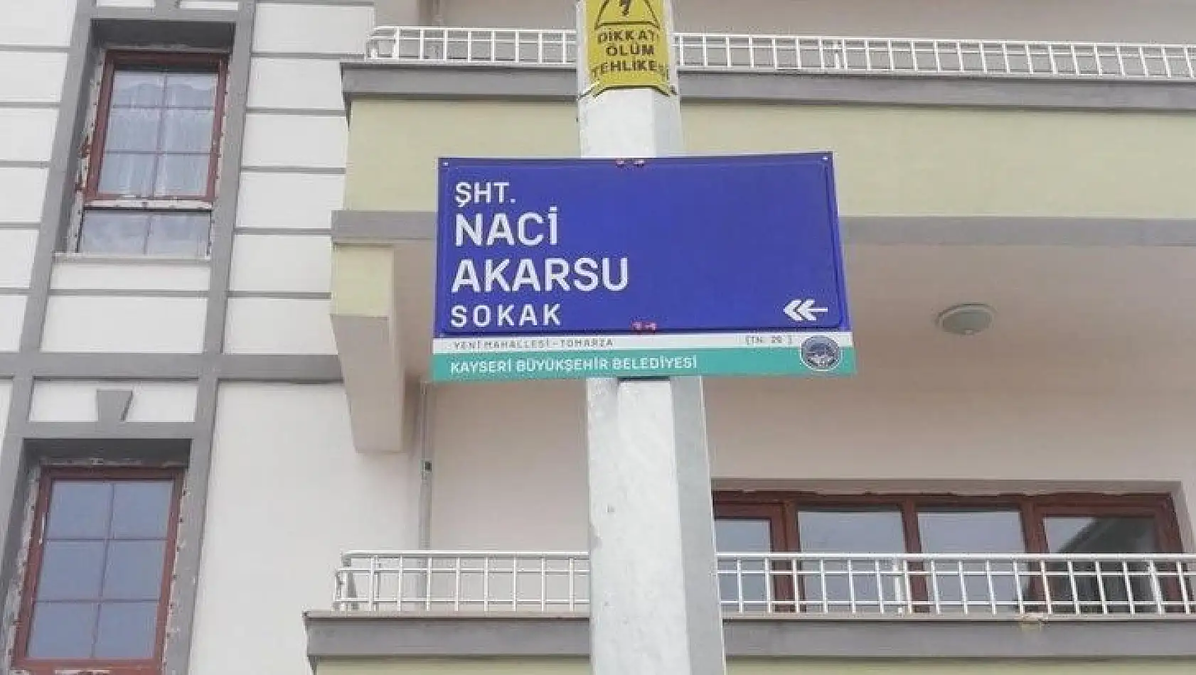 Tomarzalı Şehit Polis Naci Akarsu'nun adı sokağa verildi