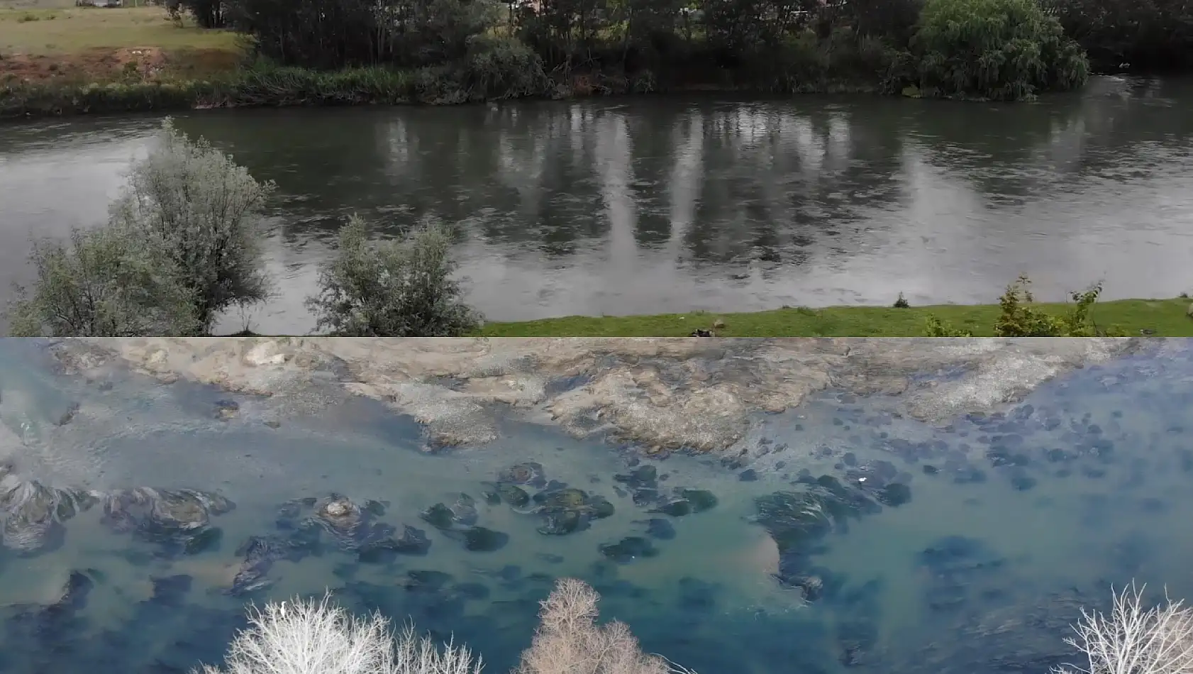 Türkiye'nin en büyük nehri yürünebilecek hale geldi