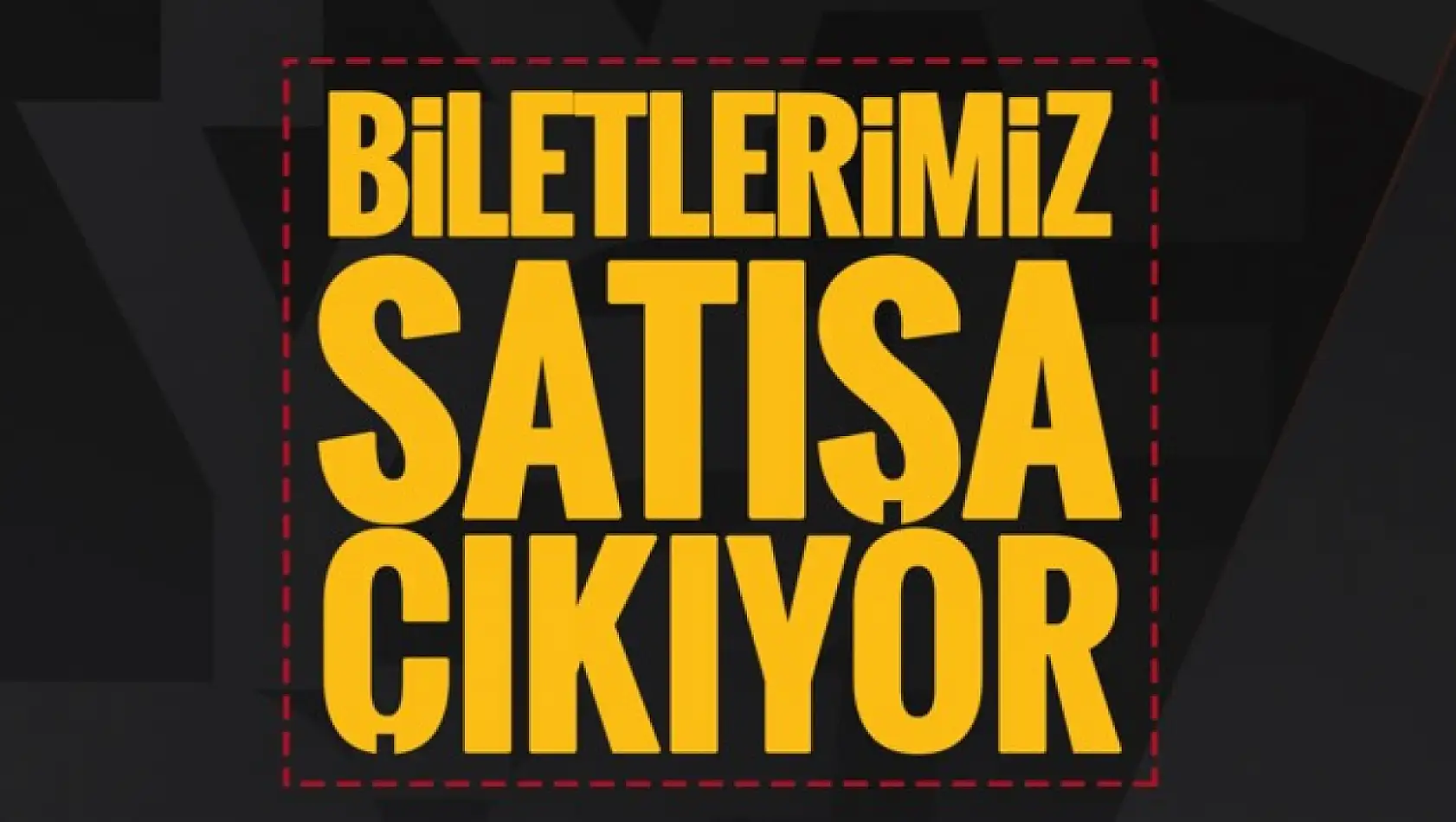 Yarın saat 11:00'da satışta!