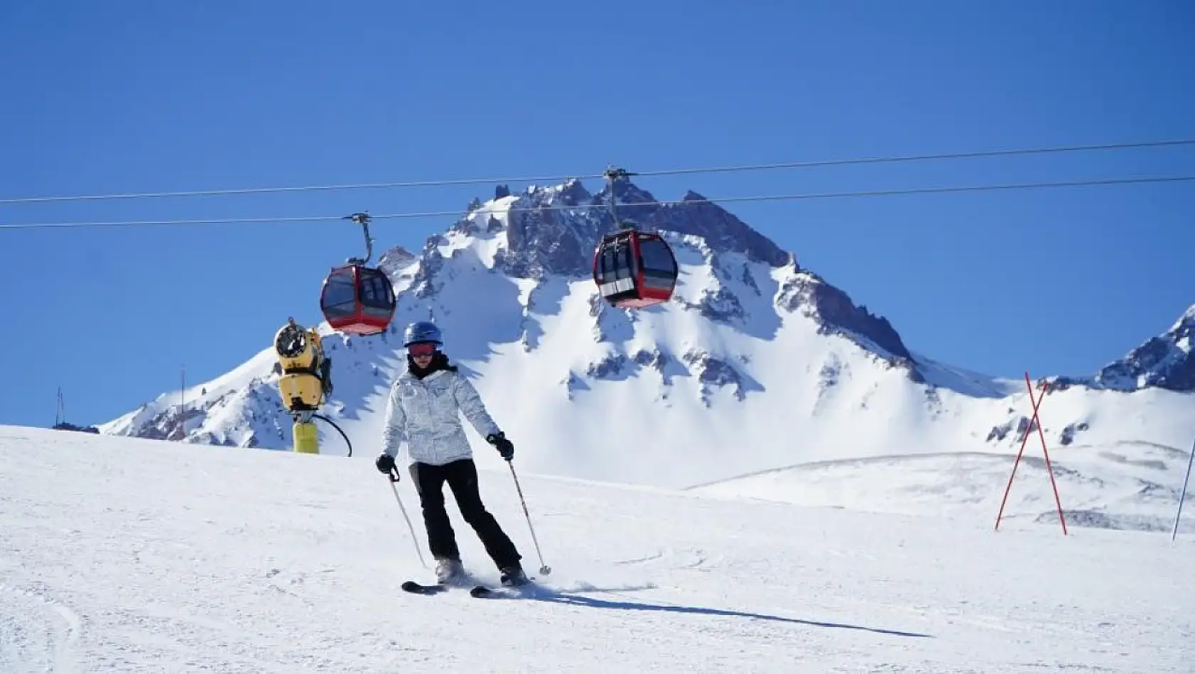 Ziyaretçi rekorları kıran Erciyes'te bu yıl ilk defa o spor yapılacak