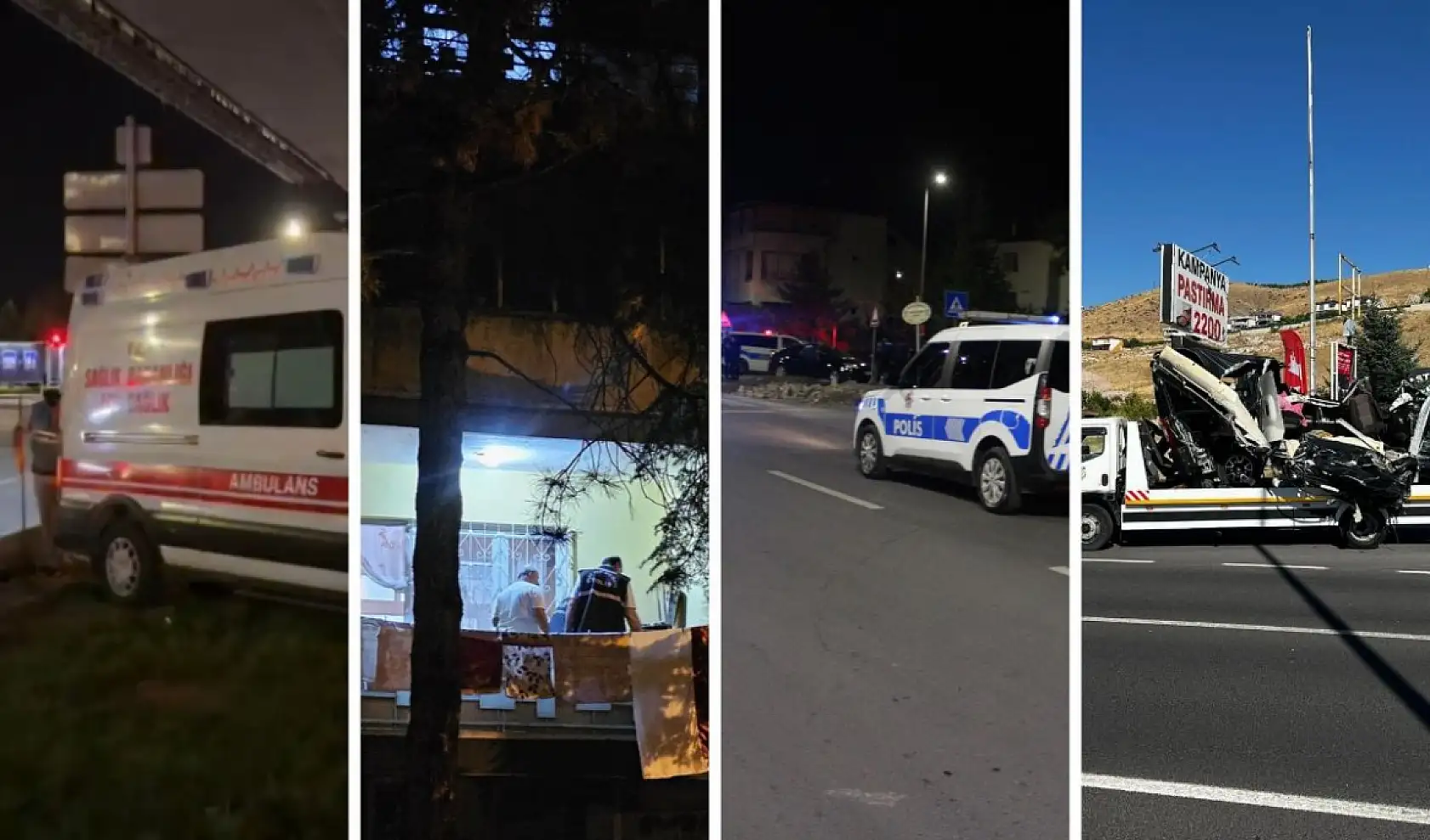 Kaza, cinayet, kavga! Kayseri'de neler oldu neler