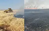 3 ayrı yangında çiftçilerin emekleri kül oldu!