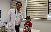 Kayseri'de kalbi delik olan 4 yaşındaki Yusuf, 30 dakikada sağlığına kavuştu