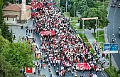 Kayseri'de '15 Temmuz Zaferin Adı Türkiye' yürüyüşü