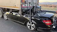 Kuzey Çevre Yolu'nda can pazarı: Otomobil hurdaya döndü
