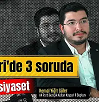 3 Soruda Kayseri'de Genç Siyaset: AK Partili Kemal Yiğit Güler