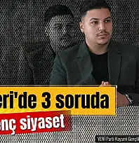 3 Soruda Kayseri'de Genç Siyaset: YENİ Partili Efecan Çakmak