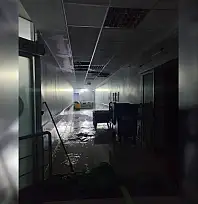 Ameliyathane ve yoğun bakımı su bastı