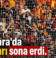 Ankara'da ilk yarı sona erdi!