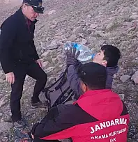 Erciyes Dağı'nda mahsur kaldı, JAK ve AFAD seferber oldu