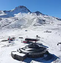 Erciyes'te kar kalınlığı bakın ne kadar oldu?