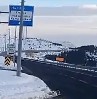 Erciyes yolu trafiğe kapatıldı!