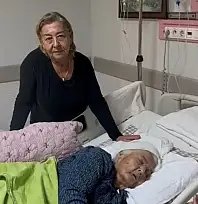 Hastanede yatan yaşlı kadının isteği üzerine iki kardeş  Erciyes'e çıktılar! Bakın ne yaptılar