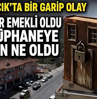 Hisarcık'ta bir garip olay: Memur emekli oldu, kütüphane bakın ne oldu?