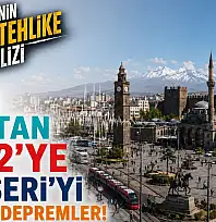 İşte 240'tan 2022'ye Kayseri'yi sarsan depremler