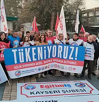 Kamu çalışanları hakça bütçe için meydanlara indi