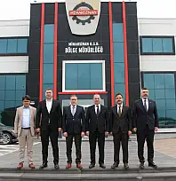 Kaymakamların seçim öncesi ziyareti dikkat çekti!