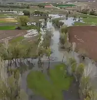 Kayseri'de 1000 dekar arazi sular altında kaldı