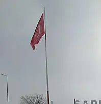 Kayseri'de bayrak gönderden indirildi! İşte nedeni