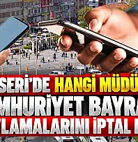 'Kayseri'de bazı okul Müdürlerinin Cumhuriyet ve Atatürk'le sorunları var' iddiası