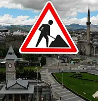 Kayseri'de bir yol trafiğe kapandı